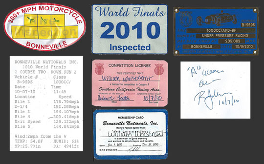2010 stickers from bonneville